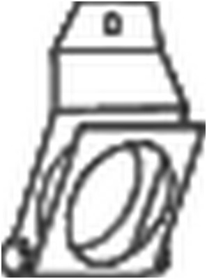 Pidike, pakoputkisto BOSAL 251-159