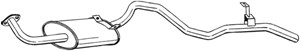 Takaäänenvaimentaja, TOYOTA LAND CRUISER, 1743054840, 17430YZZ1C