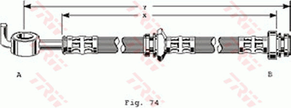 Jarruletku TRW PHD163