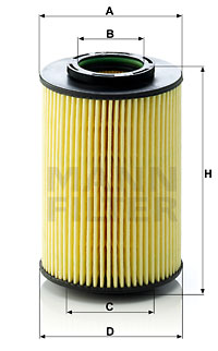 Öljynsuodatin MANN-FILTER HU 822/5 x
