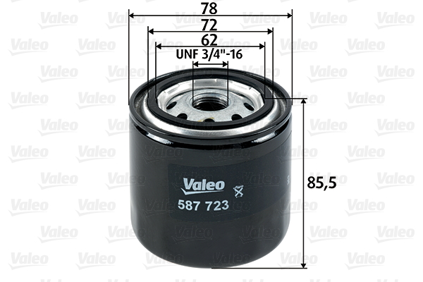 Polttoainesuodatin VALEO 587723