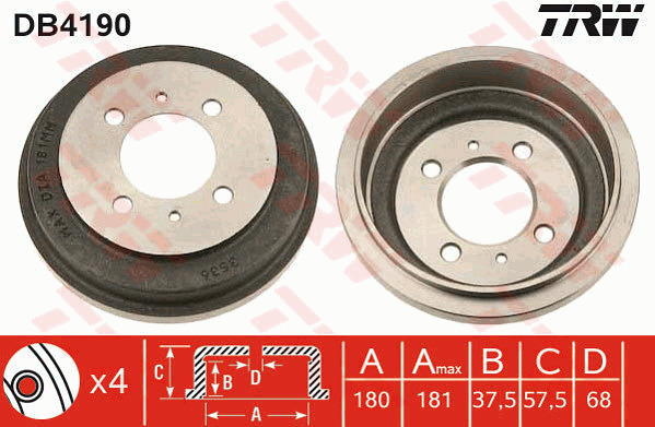 Jarrurumpu TRW DB4190