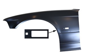 Lokasuoja, Eteen, oikea, BMW 3 Cabriolet [E36], 3 Coupé [E36], 41 35 2 255 040, 41 35 8 122 236, 41 35 8 223 928