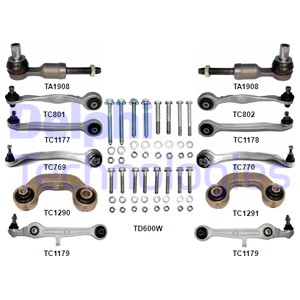 Alustasarjat DELPHI TC1500KIT