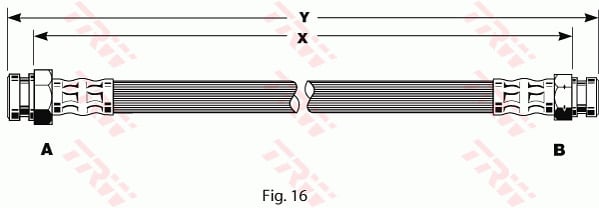 Jarruletku TRW PHA135