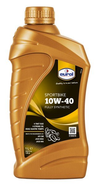 Moottoriöljy EUROL 10W40 SPORTBIKE 1L