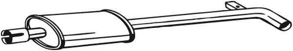 Keskipönttö BOSAL 200-095