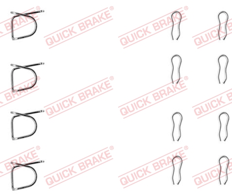 Tarvikesarja, jarrupala QUICK BRAKE 109-0939