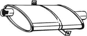 Keskiäänenvaimentaja, CHRYSLER VOYAGER I, VOYAGER II, 4427395, 4486602, 4495283