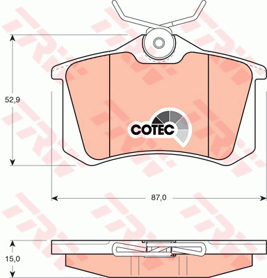 Jarrupalasarja, levyjarru TRW GDB823