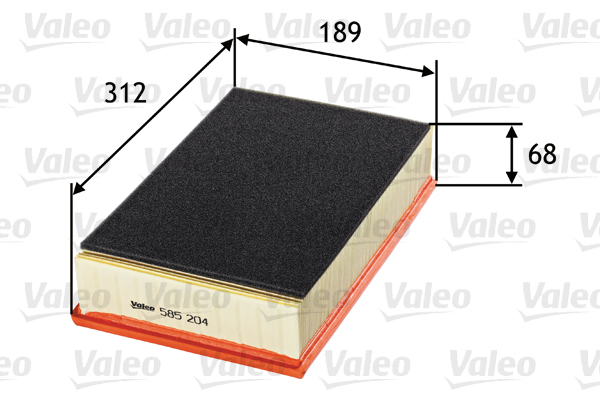 Ilmansuodatin VALEO 585204