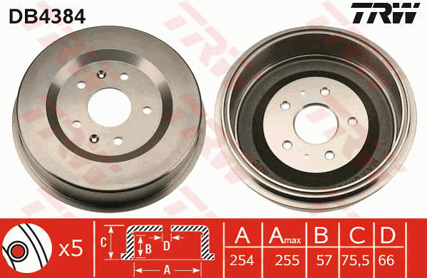 Jarrurumpu TRW DB4384