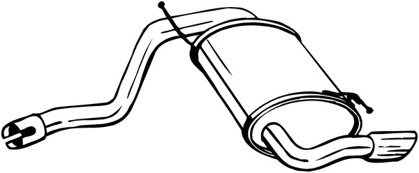 Takaäänenvaimentaja BOSAL 200-181