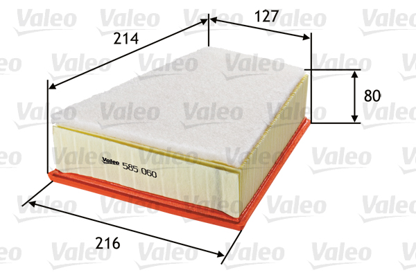 Ilmansuodatin VALEO 585060