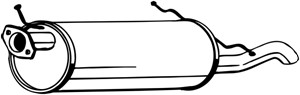 Takaäänenvaimentaja, MAZDA 626 Station Wagon V, FP2740100B