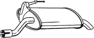 Takaäänenvaimentaja, HONDA ACCORD Tourer VII, 18030SEGE01