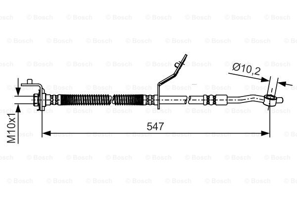 Jarruletku BOSCH 1 987 481 A56