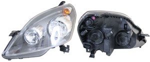Ajovalo, Vasen, OPEL ZAFIRA / ZAFIRA FAMILY B, ZAFIRA B Skåp/stor limousine, 12 16 571, 93179910