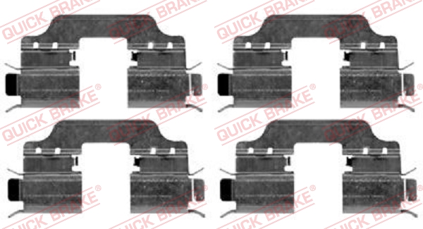 Tarvikesarja, jarrupala QUICK BRAKE 109-1653