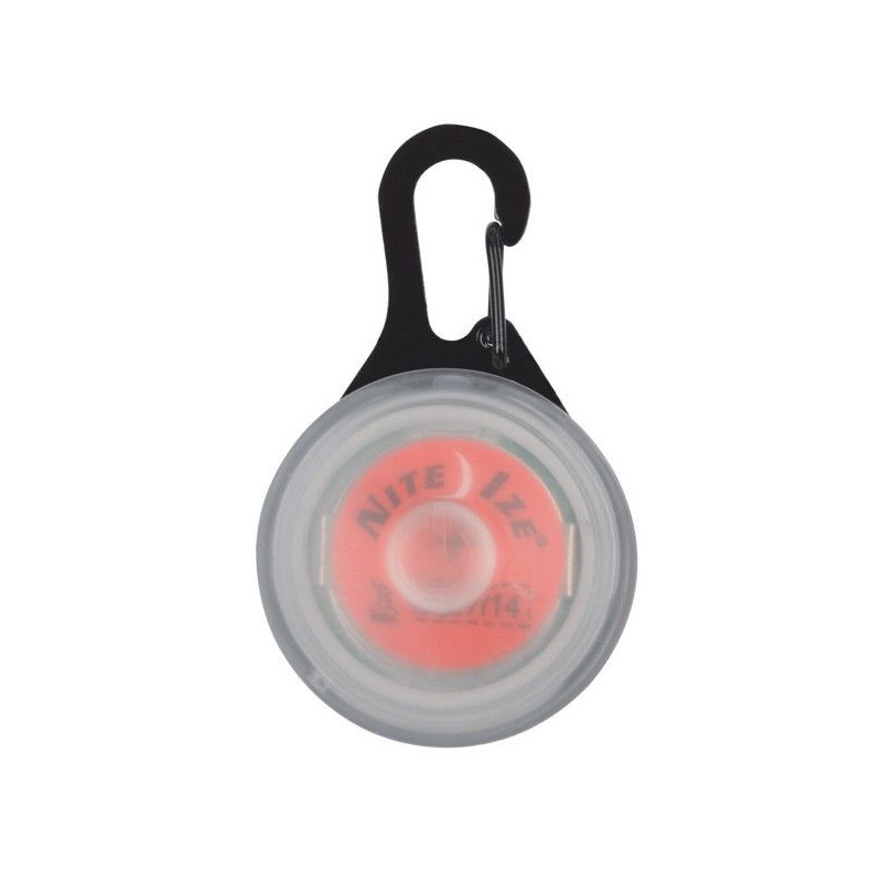 NITEIZE SPOTLIT LED punainen huomiovalo, musta