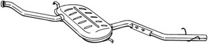 Keskiäänenvaimentaja, VOLVO 850, 850 Kombi, C70 Cabriolet I, C70 Coupé I, S70, V70 I, 3531971, 8631006, 9142516