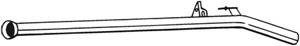 Pakoputki, Keskellä, RENAULT TWINGO II, WIND, 8200500944, 8200500945