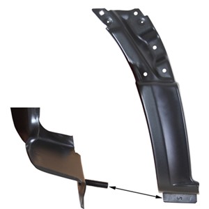 Lokasuoja, Eteen, vasen, MERCEDES-BENZ,VW, 2E0 821 101, 906 630 2007, A 906 630 2007