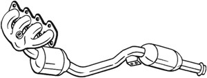 Katalysaattori, Edessä, MERCEDES-BENZ A-KLASS [W169], B-KLASS [W245], 1694901119, 1694901519