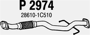 Pakoputki, Edessä, HYUNDAI GETZ, 28610-1C510
