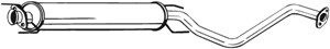 Keskiäänenvaimentaja, OPEL VECTRA B, VECTRA B Halvkombi, VECTRA B Kombi, VAUXHALL VECTRA, 24418546, 24422459, 24422461, 5852119, 5852336