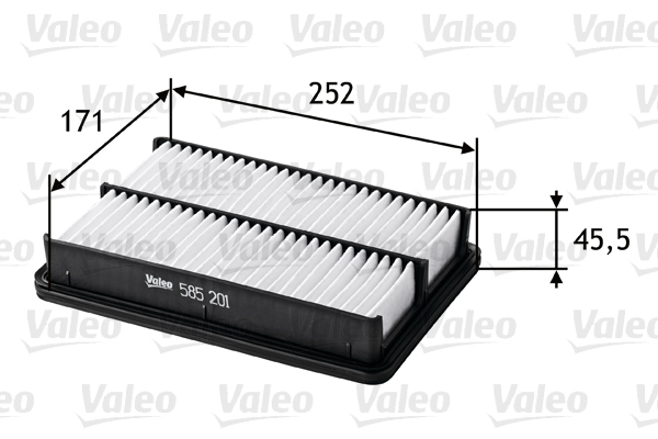 Ilmansuodatin VALEO 585201