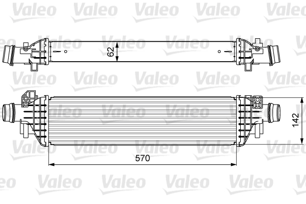 Välijäähdytin VALEO 818628