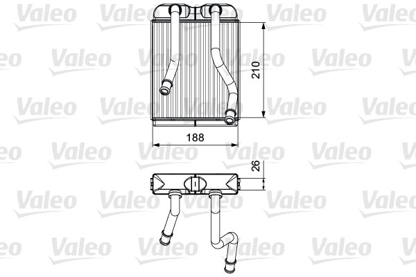 Lämmityslaitteen kenno VALEO 811532