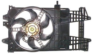 Tuuletin, moottorin jäähdytys, FIAT IDEA, PUNTO, LANCIA YPSILON, 11213-75020, 4F0 511 115 BR, 51708405, 51738360