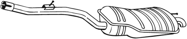 Takaäänenvaimentaja BOSAL 282-901
