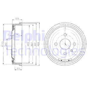 Jarrurumpu DELPHI BF151