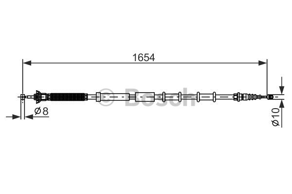 Käsijarruvaijeri BOSCH 1 987 477 978