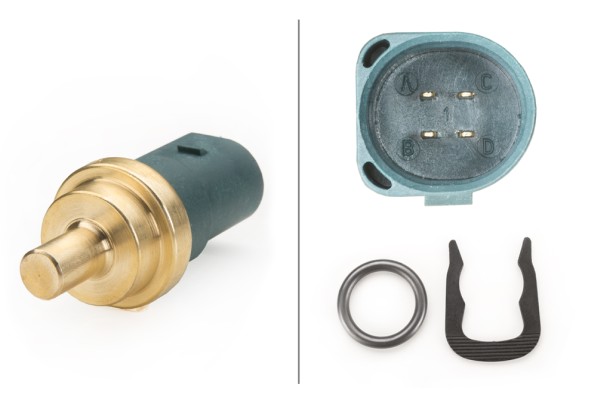 Sensor, coolant temperature HELLA 6PT 009 107-141