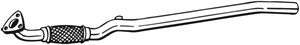 Pakoputki, Keskellä, OPEL CORSA C, CORSA C Skåp/halvkombi, TIGRA TwinTop, VAUXHALL CORSA Mk II, CORSAVAN Mk II, TIGRA TwinTop, 13126159,