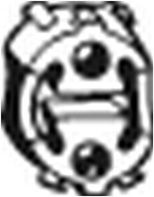 Kumisuikale, pakoputkisto BOSAL 255-162
