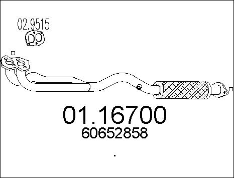 Pakoputki MTS 01.16700