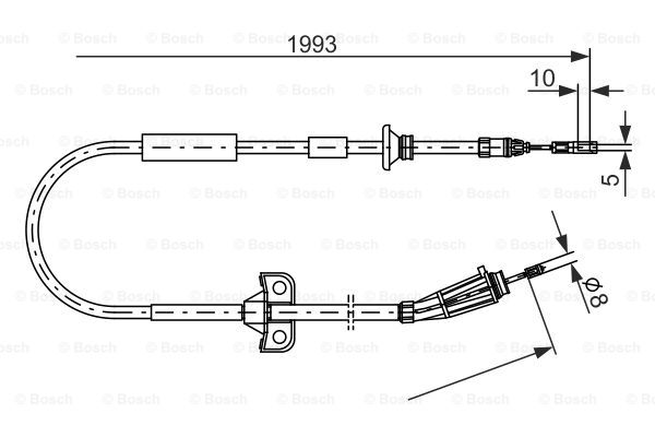 Käsijarruvaijeri BOSCH 1 987 477 819