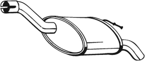 Takaäänenvaimentaja BOSAL 154-293
