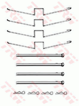 Tarvikesarja, jarrupala TRW PFK358