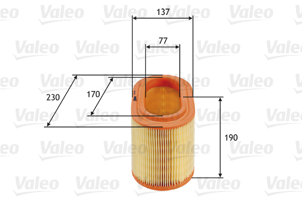Ilmansuodatin VALEO 585690