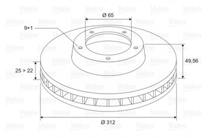 Jarrulevy, Etuakseli, AUDI,SEAT,SKODA,VW, 1K0615301AA, 1K0615301D, 561615301, 561615301A, 561615301B, 5C0615301B, 5C0615301E, 5Q0615301F