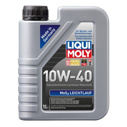 Moottoriöljy LIQUI MOLY MOS2 LEICHTLAUF 10W40 1L