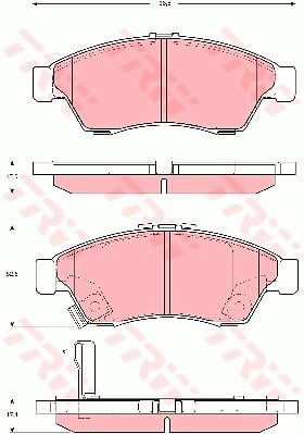 Jarrupalasarja, levyjarru TRW GDB3290