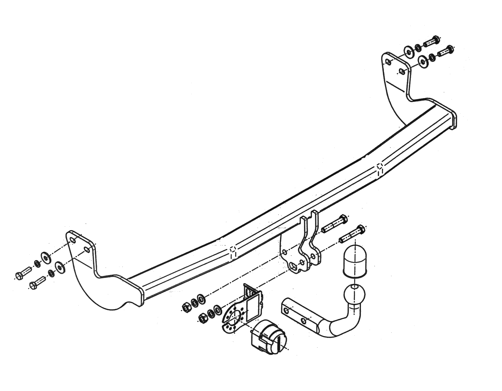 Vetokoukku STEINHOF STC-010 Citroen C3 '09-