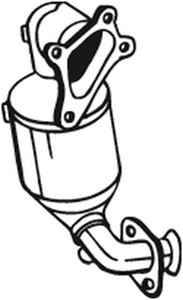 Katalysaattori, Edessä, FIAT GRANDE PUNTO, GRANDE PUNTO Van, 55195752, 55202531